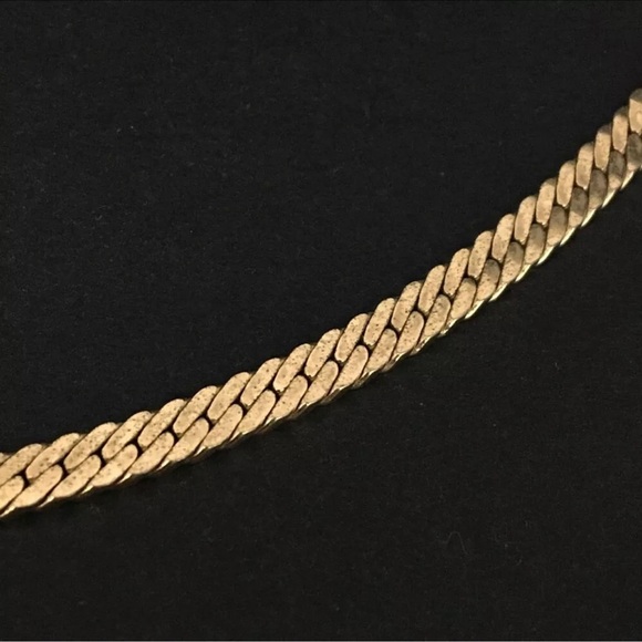 Authentic Christian Dior Rhinestone Gold Tone Pendant Necklace - Picture 4 of 8